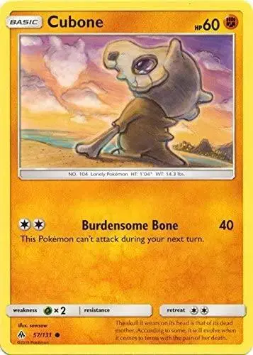 Cubone - Pokemon Forbidden Light #57