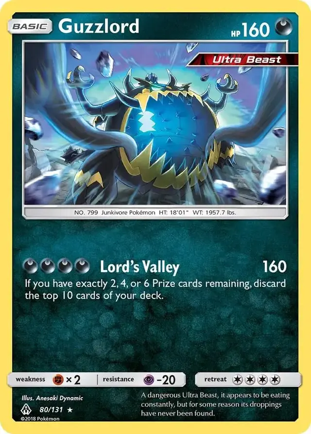 Guzzlord - Pokemon Forbidden Light #80
