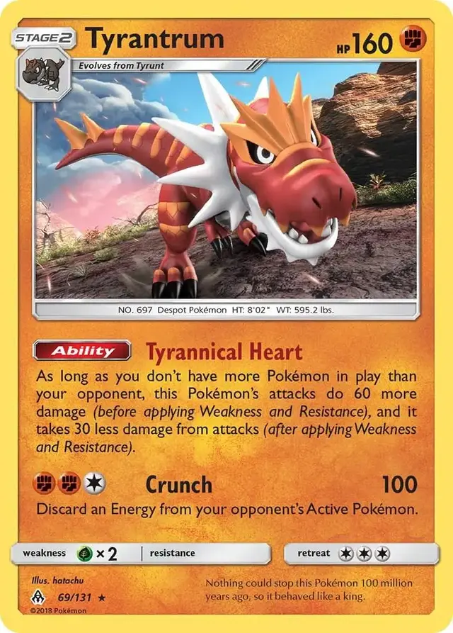 Tyrantrum - Pokemon Forbidden Light #69