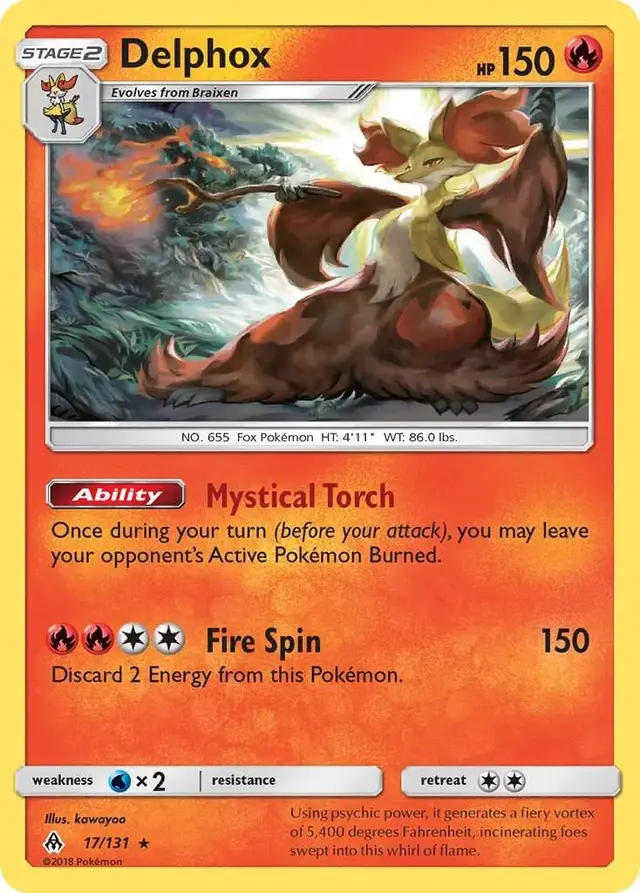 Delphox - Pokemon Forbidden Light #17
