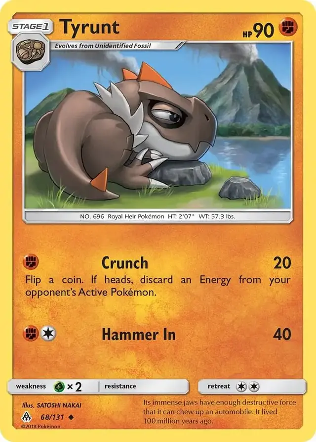 Tyrunt - Pokemon Forbidden Light #68