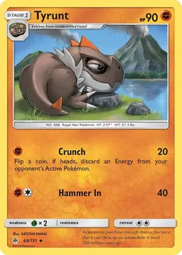 Tyrunt - Pokemon Forbidden Light
