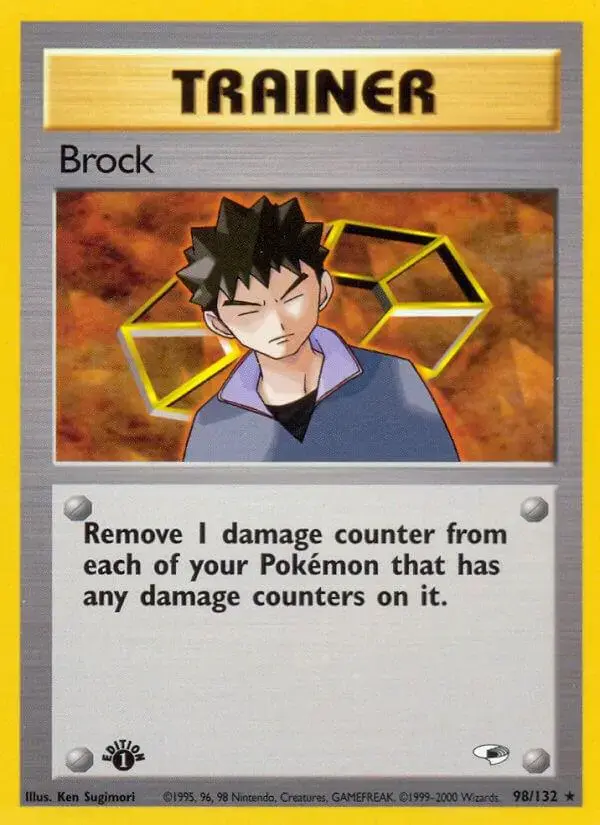 Brock [1st Edition] - Pokemon Gym Heroes #98