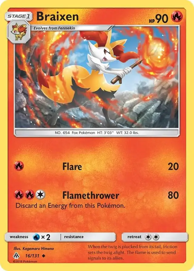 Braixen - Pokemon Forbidden Light #16