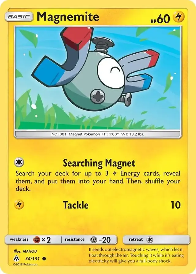 Magnemite - Pokemon Forbidden Light #34