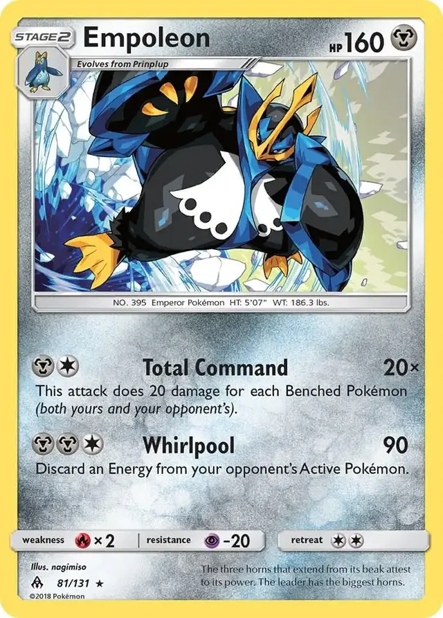 Empoleon - Pokemon Forbidden Light #81