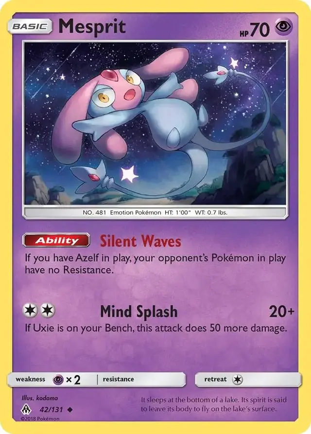 Mesprit - Pokemon Forbidden Light #42