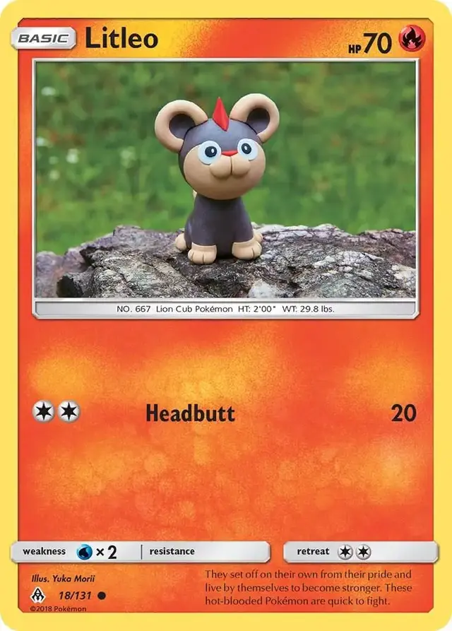 Litleo - Pokemon Forbidden Light #18