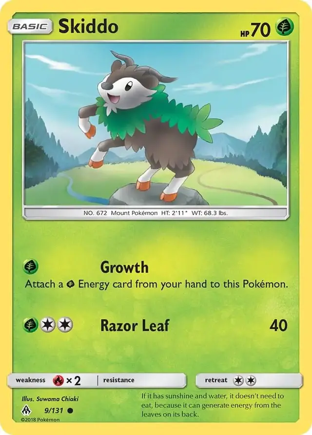 Skiddo - Pokemon Forbidden Light #9