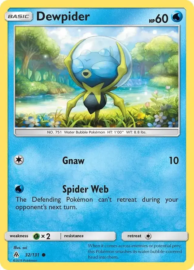 Dewpider - Pokemon Forbidden Light #32