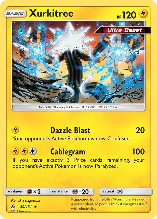 Xurkitree - Pokemon Forbidden Light #39