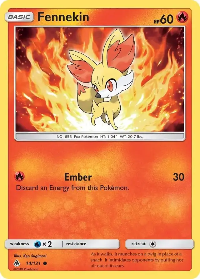 Fennekin - Pokemon Forbidden Light #14