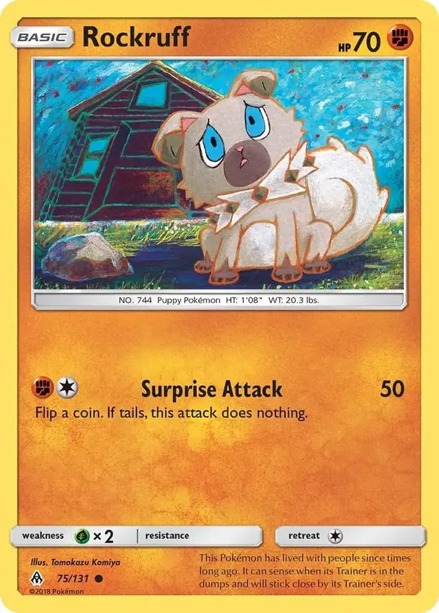 Rockruff - Pokemon Forbidden Light #75