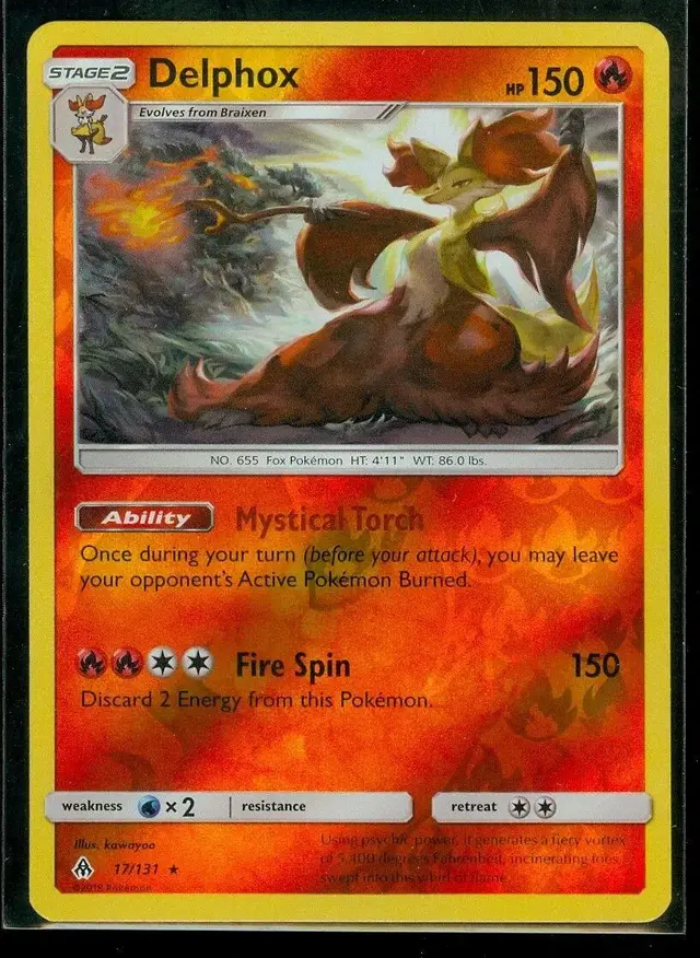 Delphox [Reverse Holo] - Pokemon Forbidden Light #17