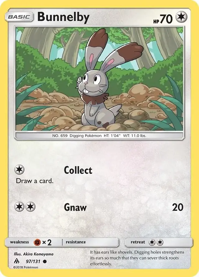 Bunnelby - Pokemon Forbidden Light #97