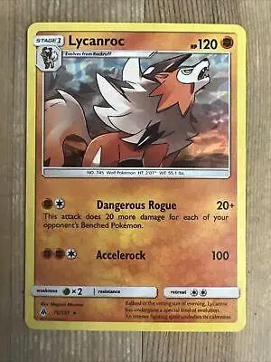 Lycanroc [Cracked Ice] - Pokemon Forbidden Light #76