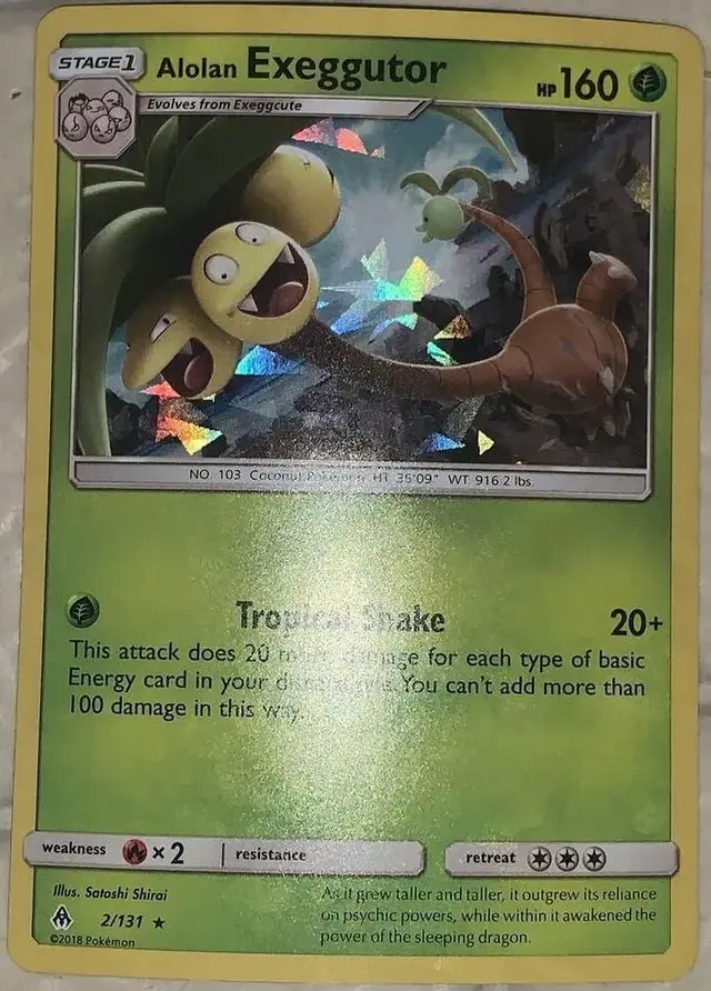 Alolan Exeggutor [Cracked Ice] - Pokemon Forbidden Light #2