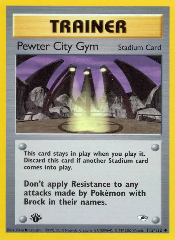 Pewter City Gym [1st Edition]