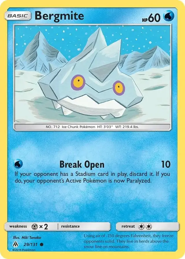 Bergmite - Pokemon Forbidden Light #29