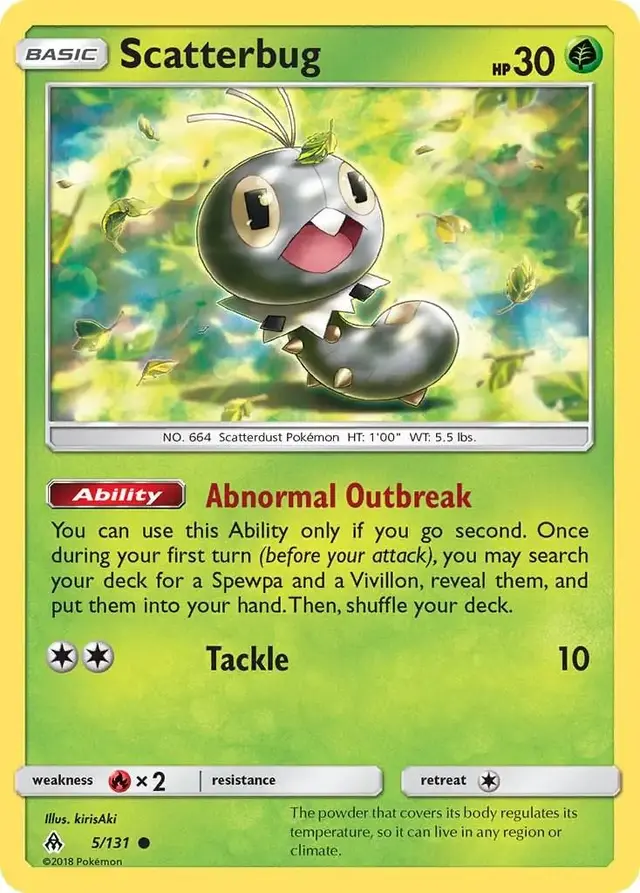 Scatterbug - Pokemon Forbidden Light #5