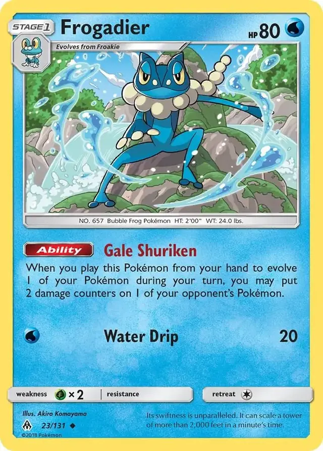 Frogadier - Pokemon Forbidden Light #23