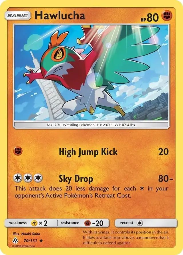 Hawlucha - Pokemon Forbidden Light #70