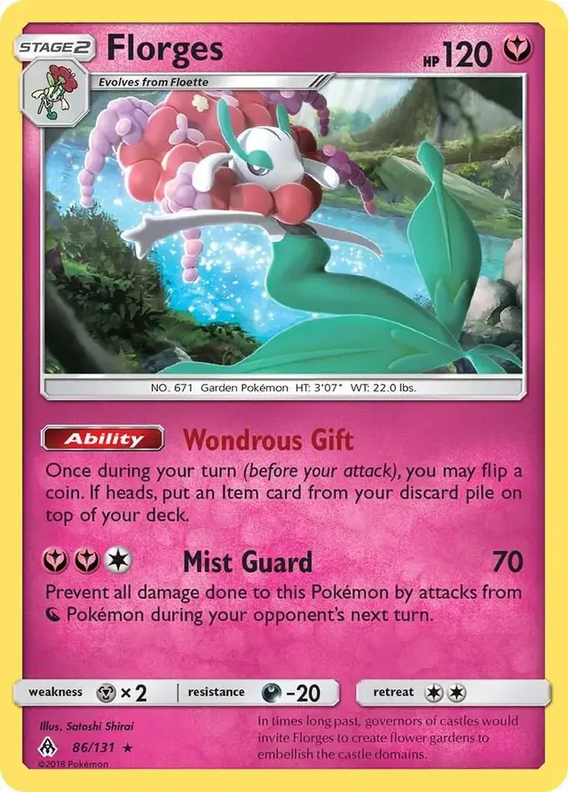 Florges - Pokemon Forbidden Light #86