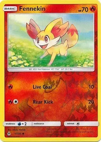Fennekin [Reverse Holo] - Pokemon Forbidden Light #15