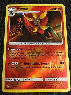 Pyroar [Reverse Holo] - Pokemon Forbidden Light #19