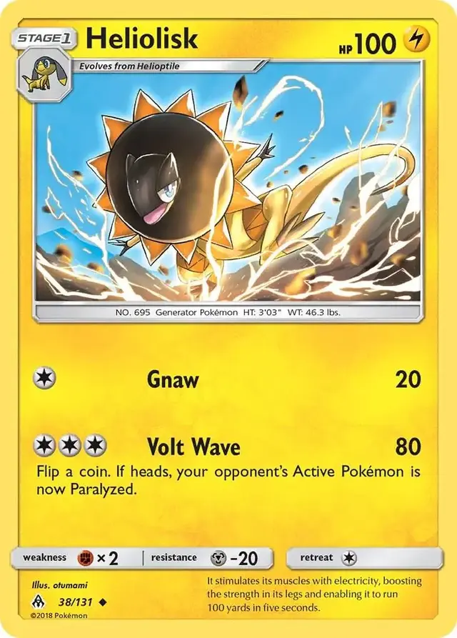 Heliolisk - Pokemon Forbidden Light #38