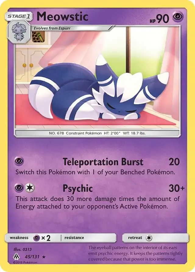Meowstic - Pokemon Forbidden Light #45