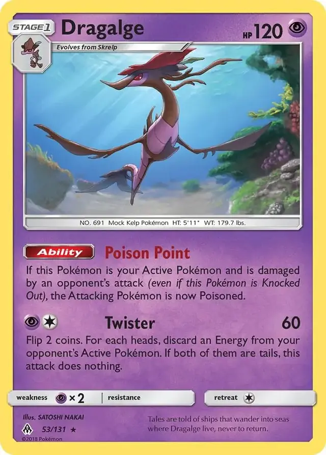 Dragalge - Pokemon Forbidden Light #53