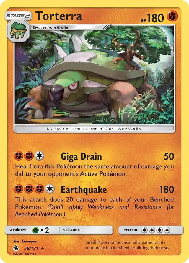 Torterra - Pokemon Forbidden Light #58