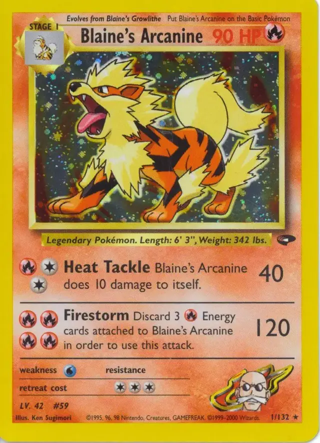 Blaine's Arcanine - Pokemon Gym Challenge #1