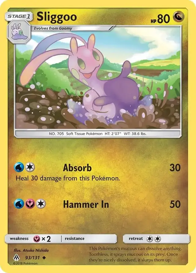 Sliggoo - Pokemon Forbidden Light #93