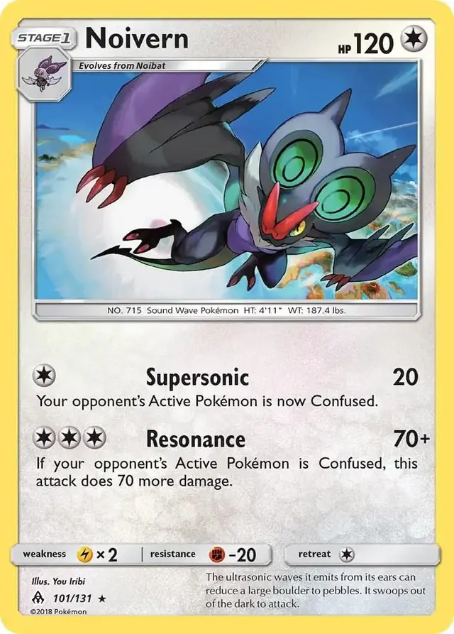 Noivern - Pokemon Forbidden Light #101
