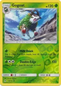 Gogoat [Reverse Holo] - Pokemon Forbidden Light