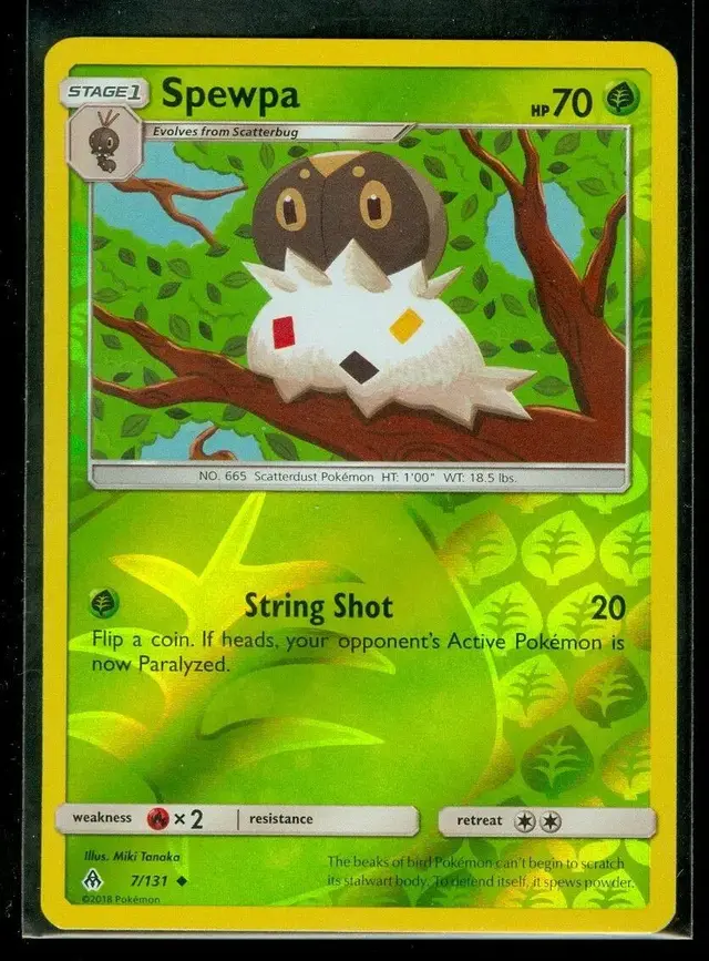 Spewpa [Reverse Holo] - Pokemon Forbidden Light #7