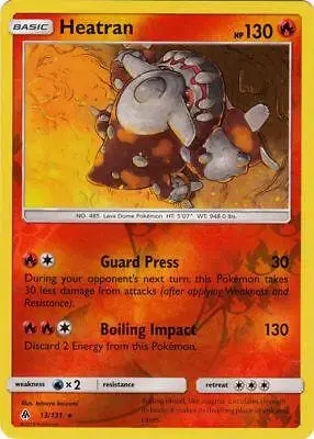 Heatran [Reverse Holo] - Pokemon Forbidden Light #13