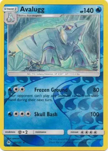 Avalugg [Reverse Holo] - Pokemon Forbidden Light #30