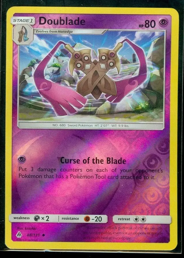 Doublade [Reverse Holo] - Pokemon Forbidden Light #48