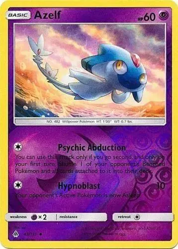 Azelf [Reverse Holo] - Pokemon Forbidden Light #43