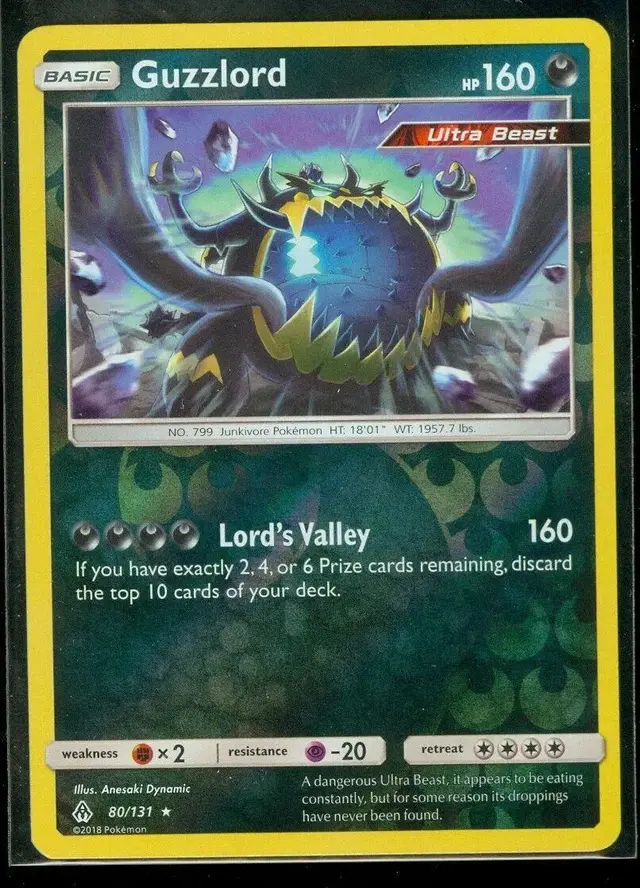 Guzzlord [Reverse Holo] - Pokemon Forbidden Light #80