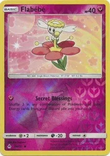 Flabebe [Reverse Holo] - Pokemon Forbidden Light #84