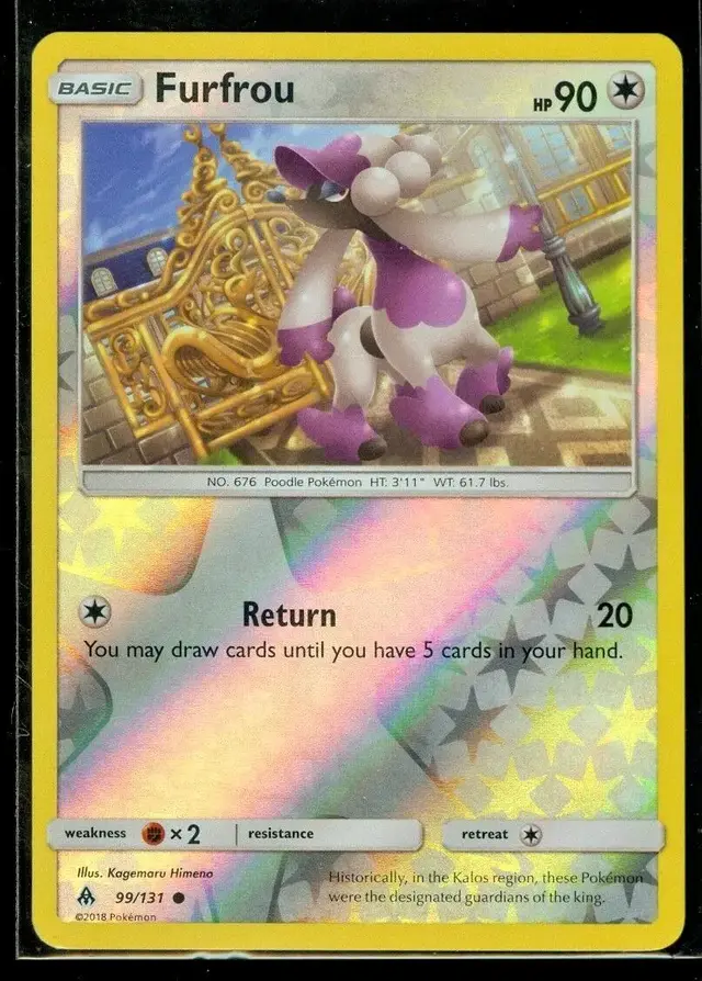 Furfrou [Reverse Holo] - Pokemon Forbidden Light #99