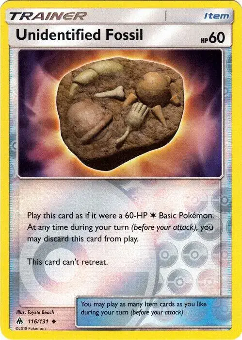 Unidentified Fossil [Reverse Holo]