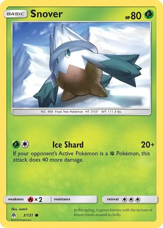 Snover - Pokemon Forbidden Light #3