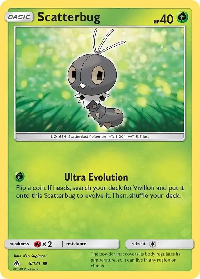 Scatterbug - Pokemon Forbidden Light #6