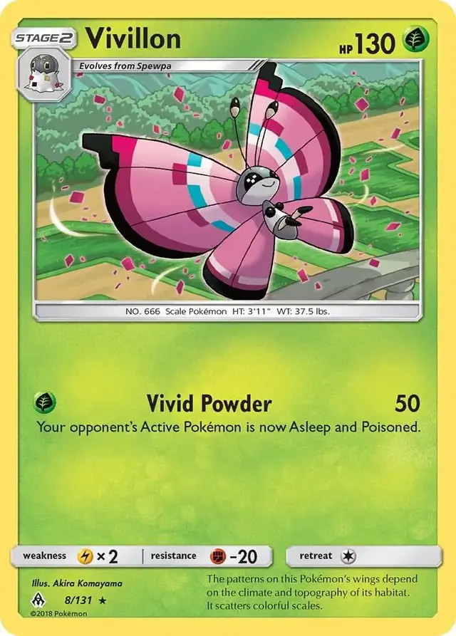 Vivillon - Pokemon Forbidden Light #8