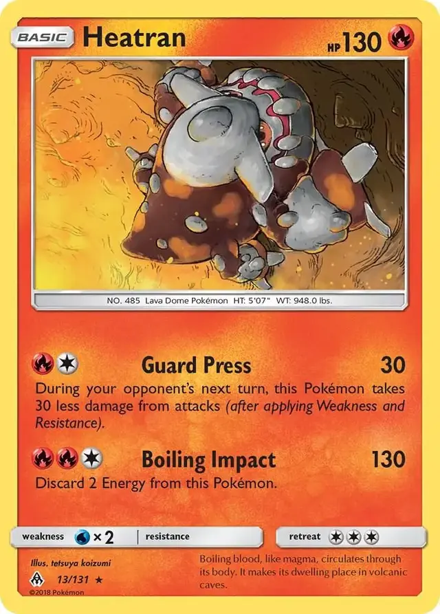Heatran - Pokemon Forbidden Light #13